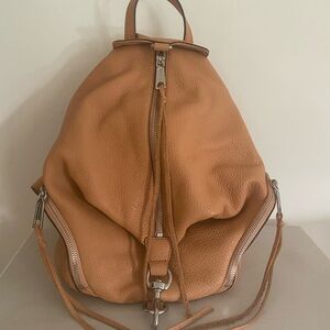 Rebecca Minkoff tan leather backpack